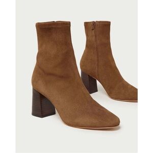 Loeffler Randall Tan Suede Ankle Booties